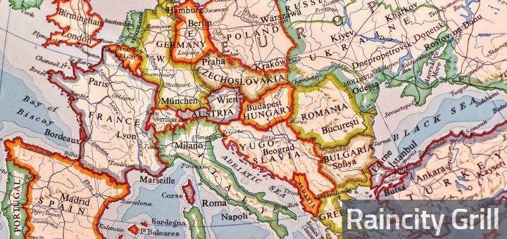 europe, countries, map