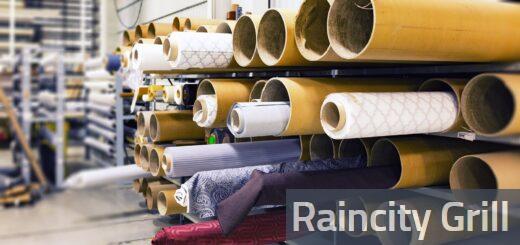 Rolled Textile Lot in Shallow Photo
