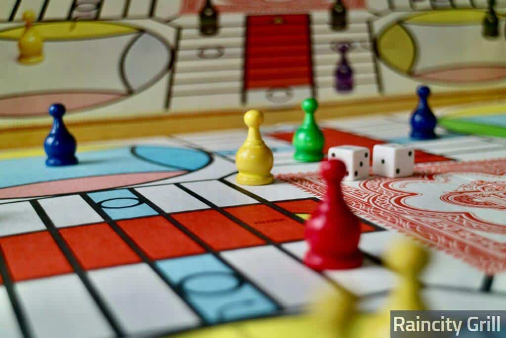 yellow red and green plastic toy