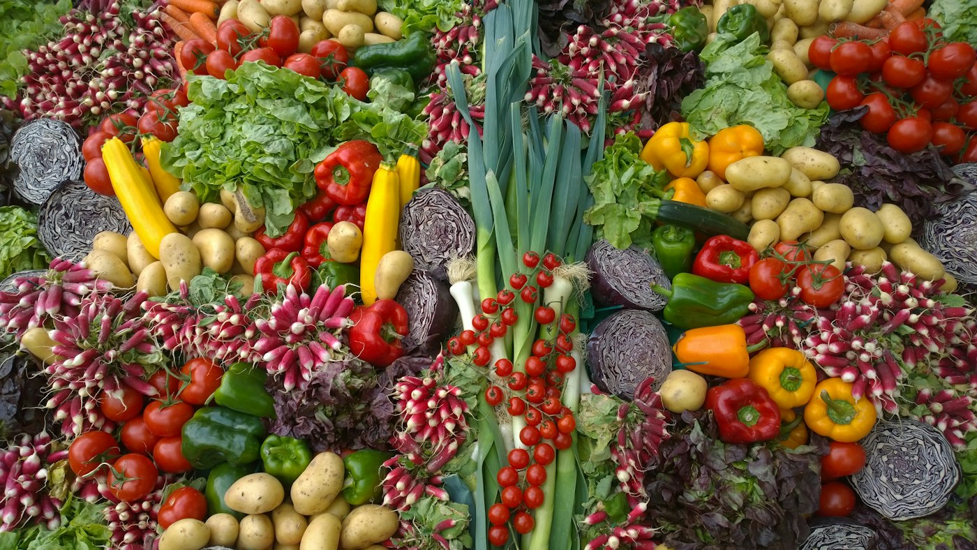 Verduras frescas de colores